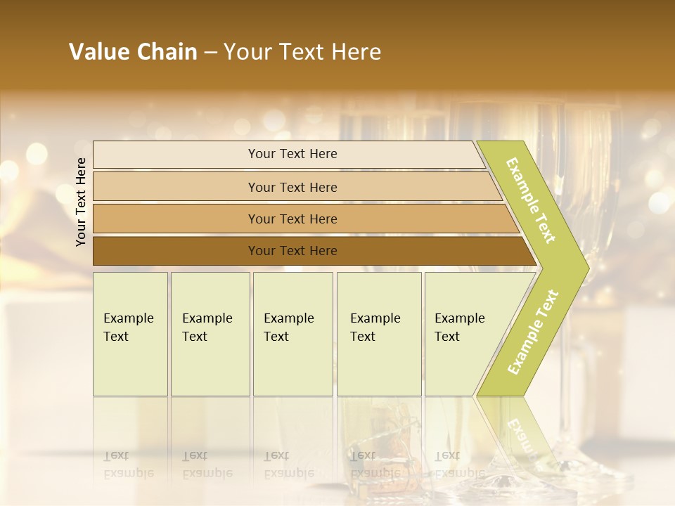 Food Table Rucola PowerPoint Template