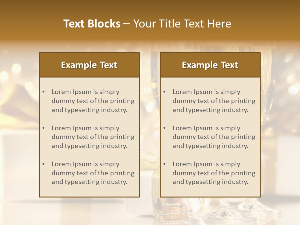 Food Table Rucola PowerPoint Template