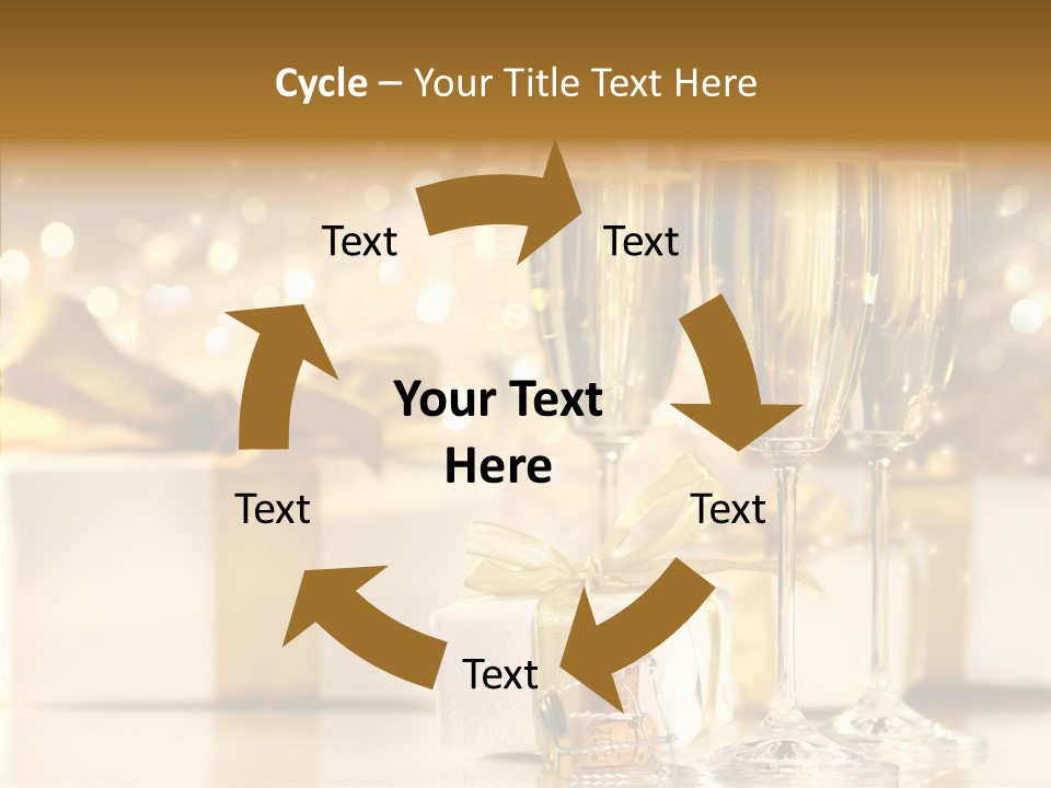 Food Table Rucola PowerPoint Template