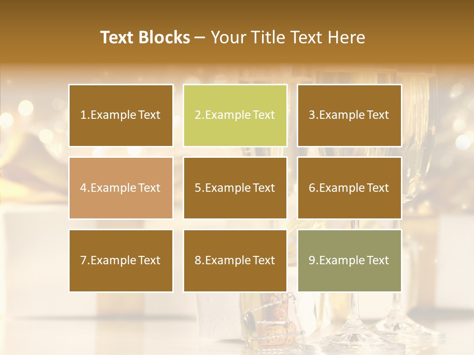 Food Table Rucola PowerPoint Template