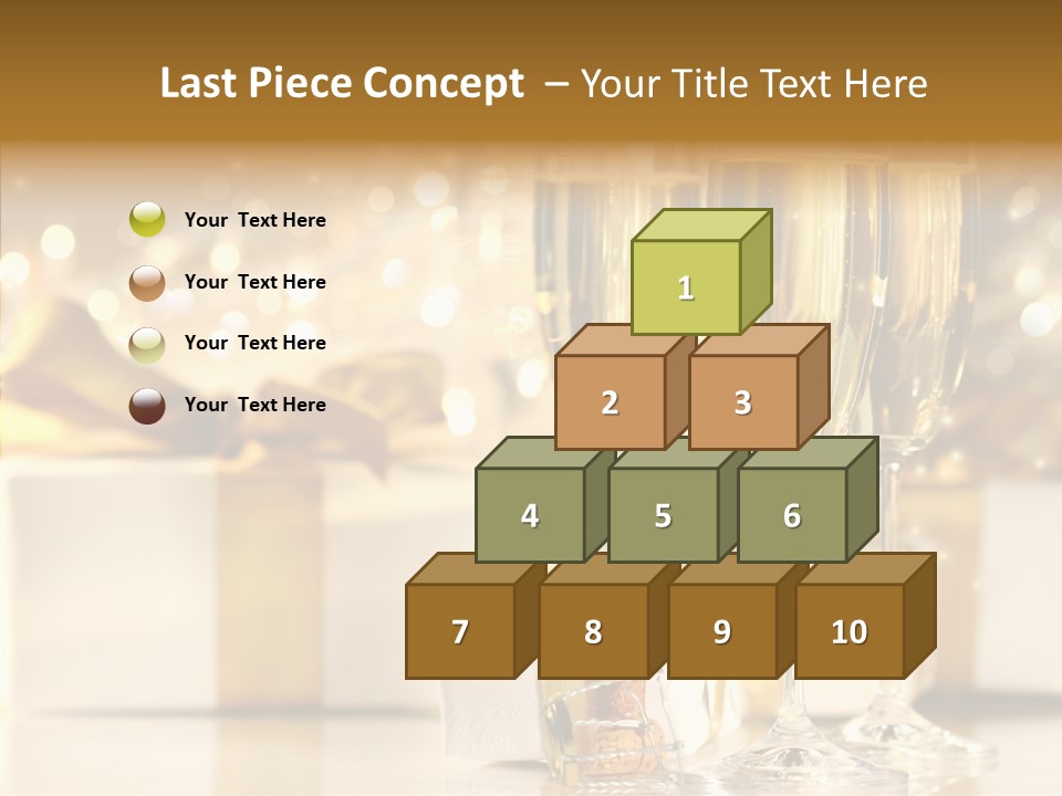 Food Table Rucola PowerPoint Template