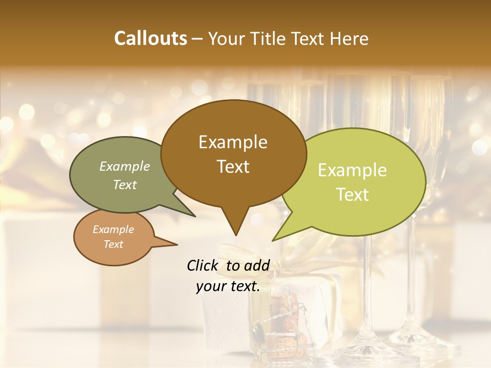 Food Table Rucola PowerPoint Template