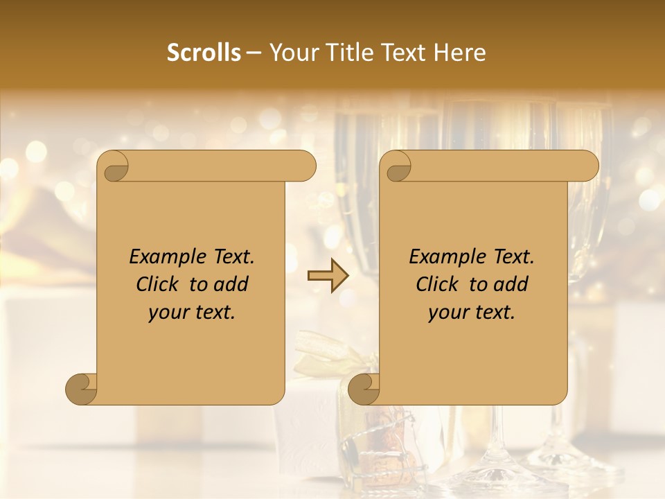 Food Table Rucola PowerPoint Template