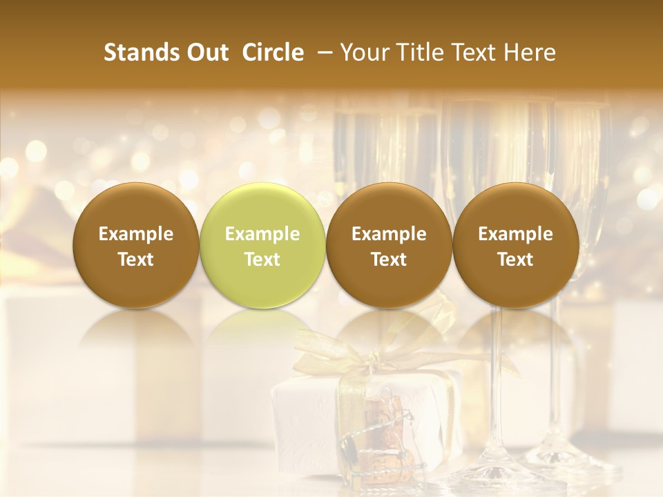 Food Table Rucola PowerPoint Template