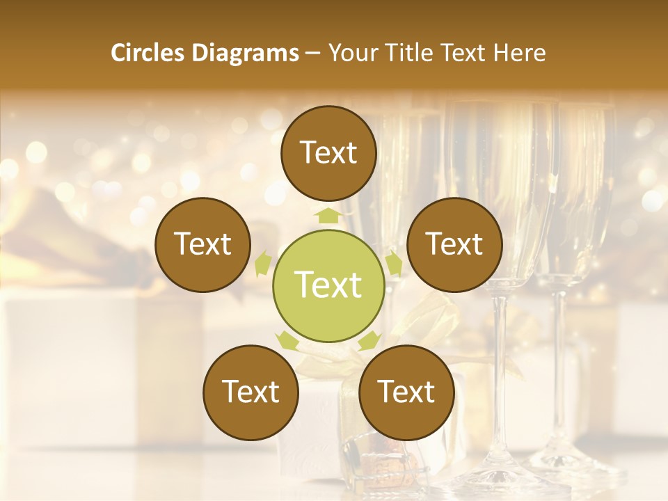 Food Table Rucola PowerPoint Template