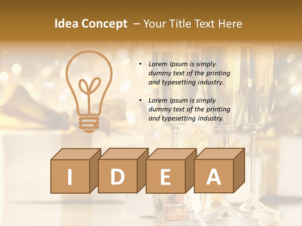 Food Table Rucola PowerPoint Template