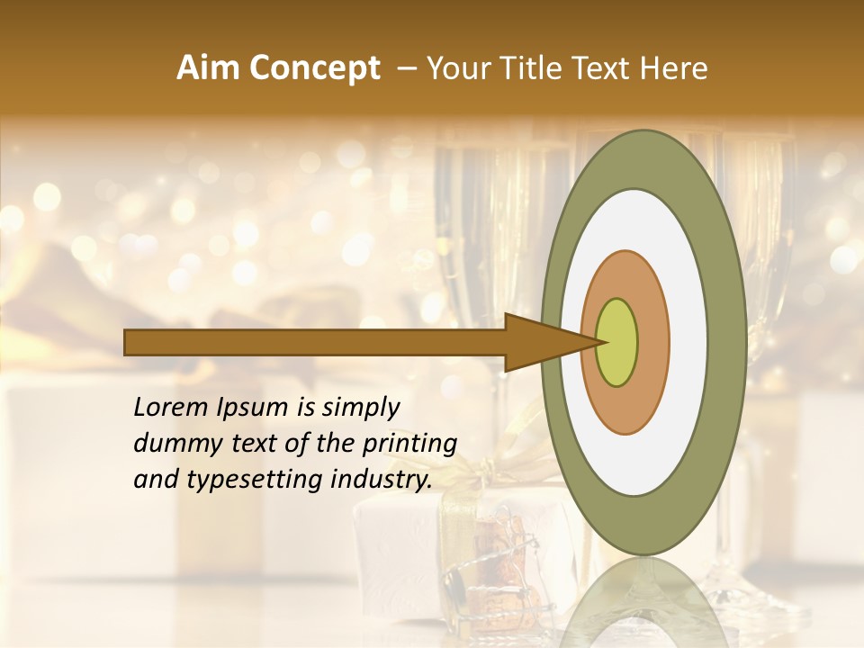 Food Table Rucola PowerPoint Template