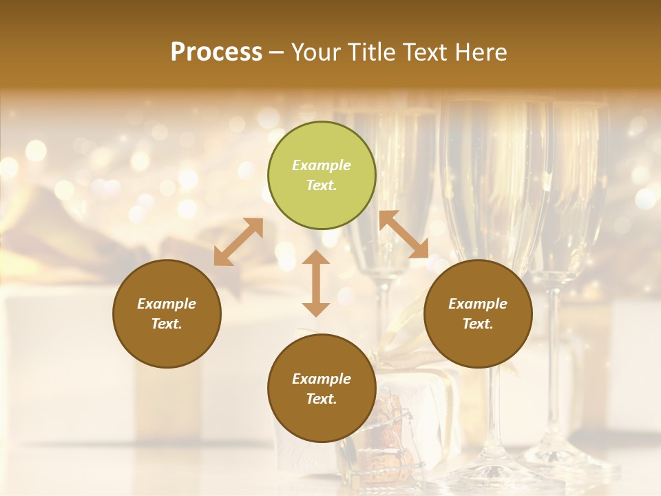 Food Table Rucola PowerPoint Template