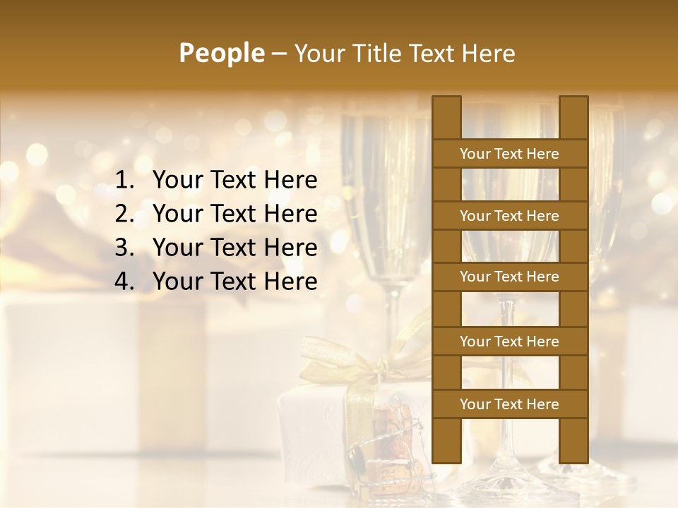 Food Table Rucola PowerPoint Template