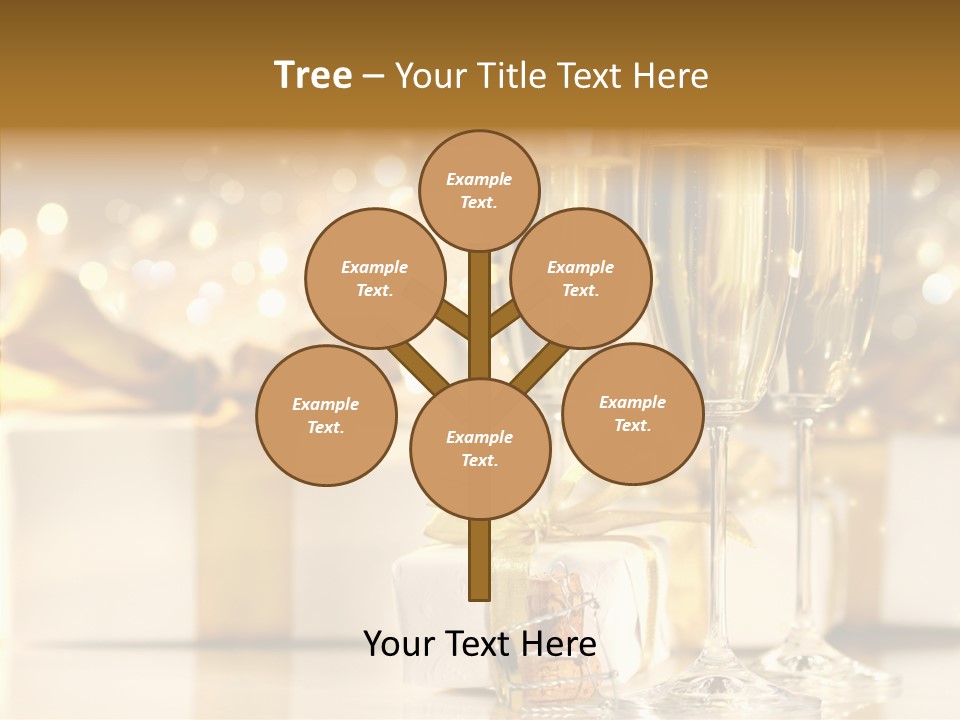 Food Table Rucola PowerPoint Template