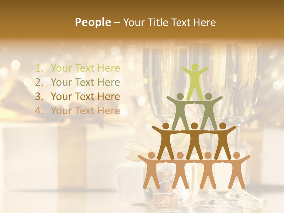 Food Table Rucola PowerPoint Template