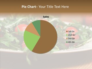 Food Table Rucola PowerPoint Template