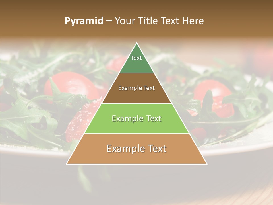 Food Table Rucola PowerPoint Template