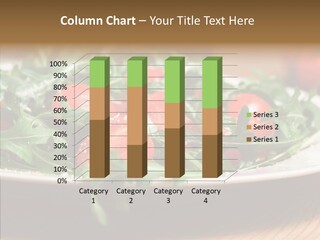 Food Table Rucola PowerPoint Template