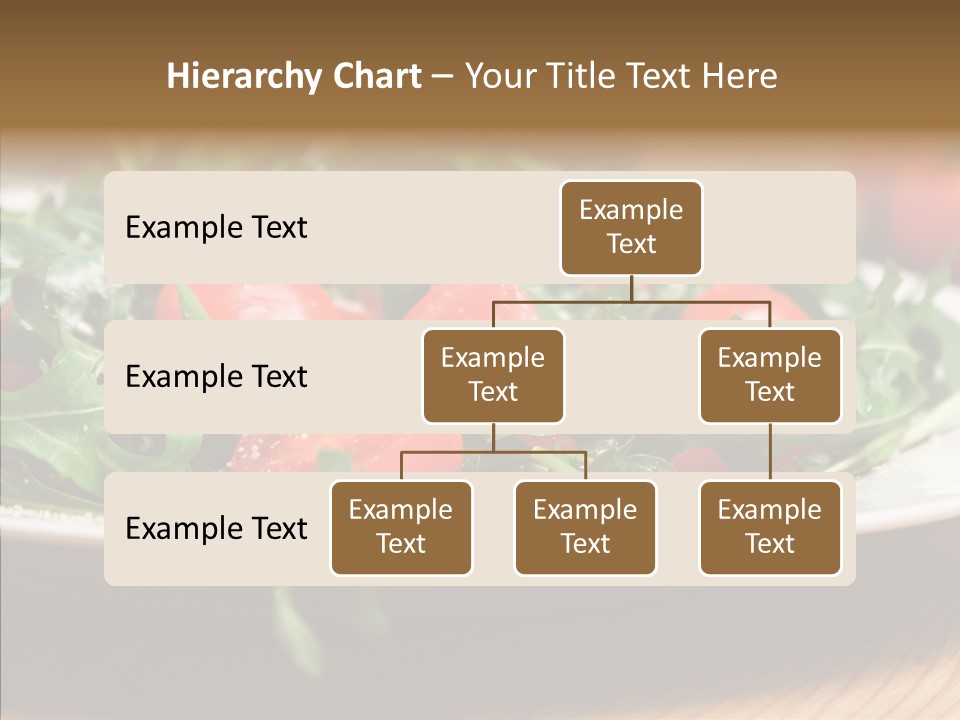 Food Table Rucola PowerPoint Template