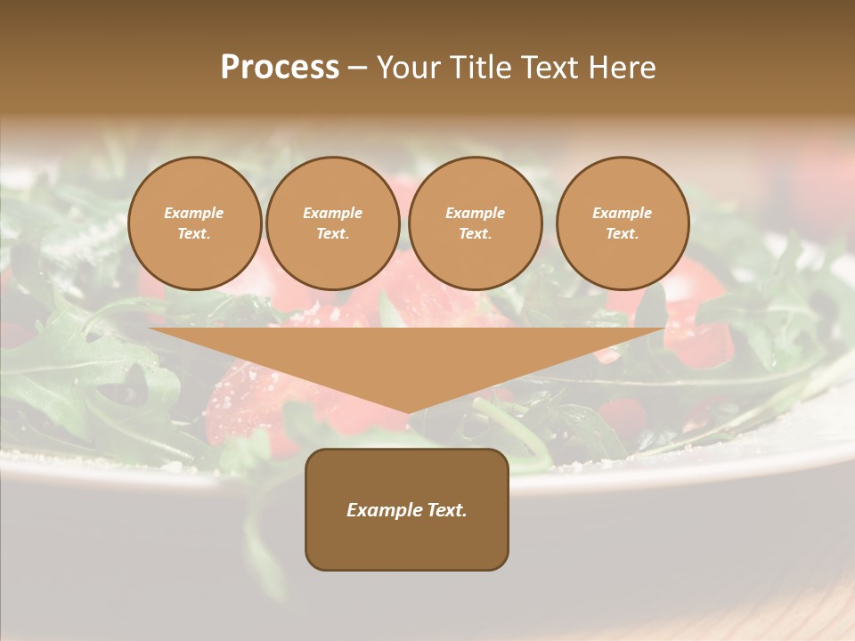 Food Table Rucola PowerPoint Template