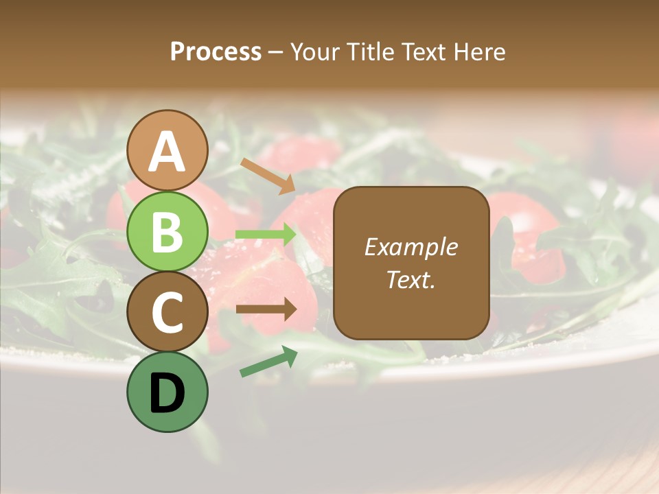 Food Table Rucola PowerPoint Template