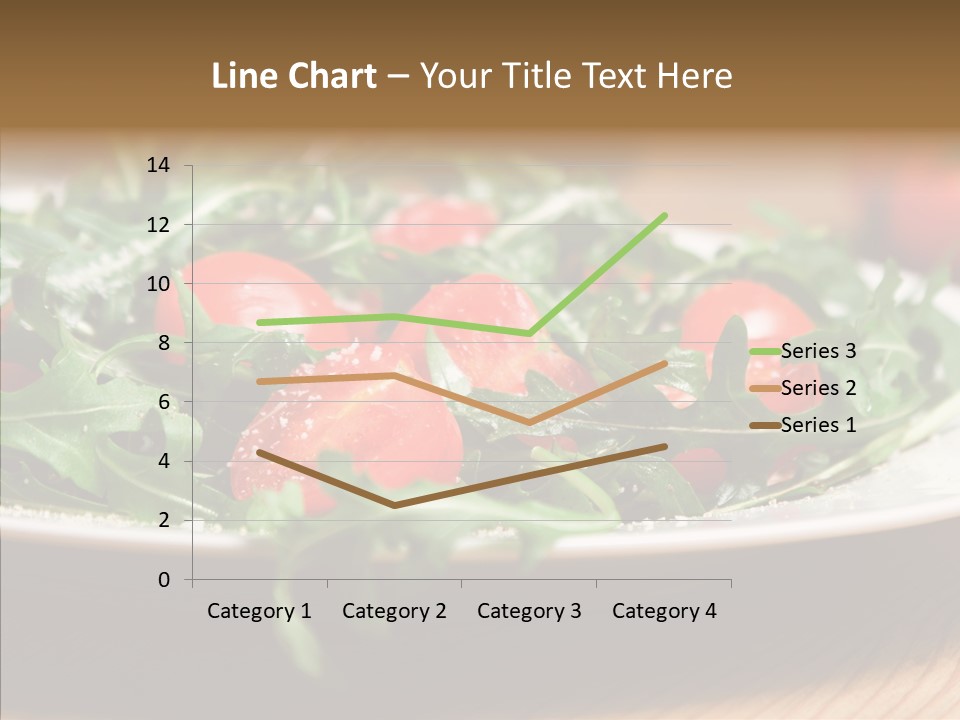 Food Table Rucola PowerPoint Template