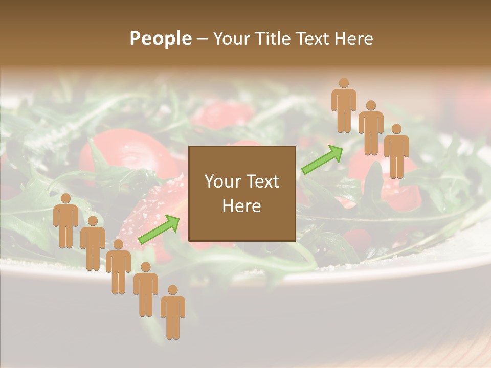 Food Table Rucola PowerPoint Template