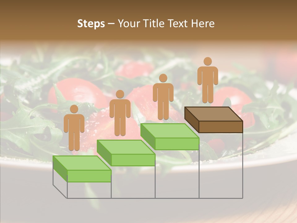 Food Table Rucola PowerPoint Template