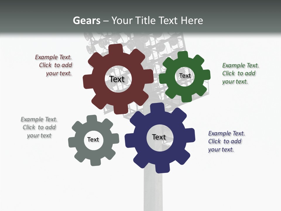 Background Shiny Illuminated PowerPoint Template