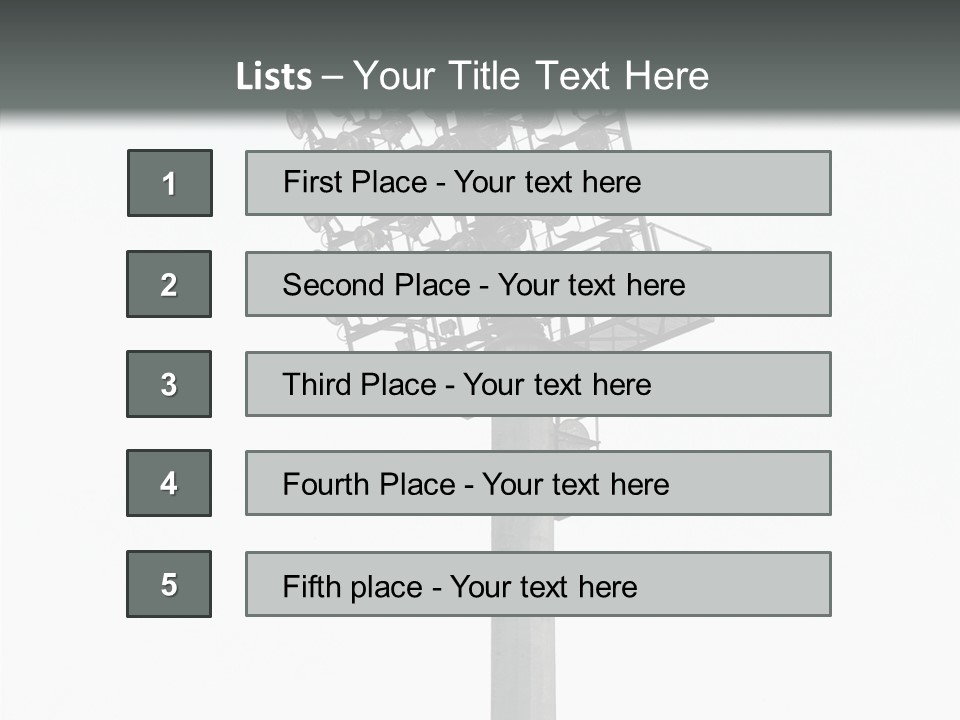 Background Shiny Illuminated PowerPoint Template