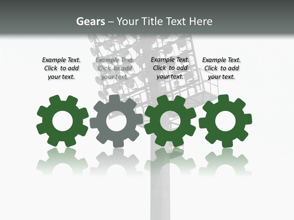 Background Shiny Illuminated PowerPoint Template