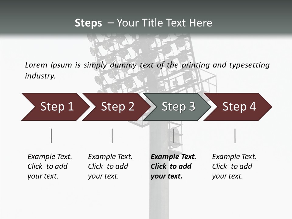 Background Shiny Illuminated PowerPoint Template