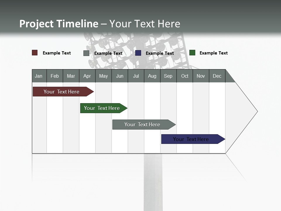 Background Shiny Illuminated PowerPoint Template
