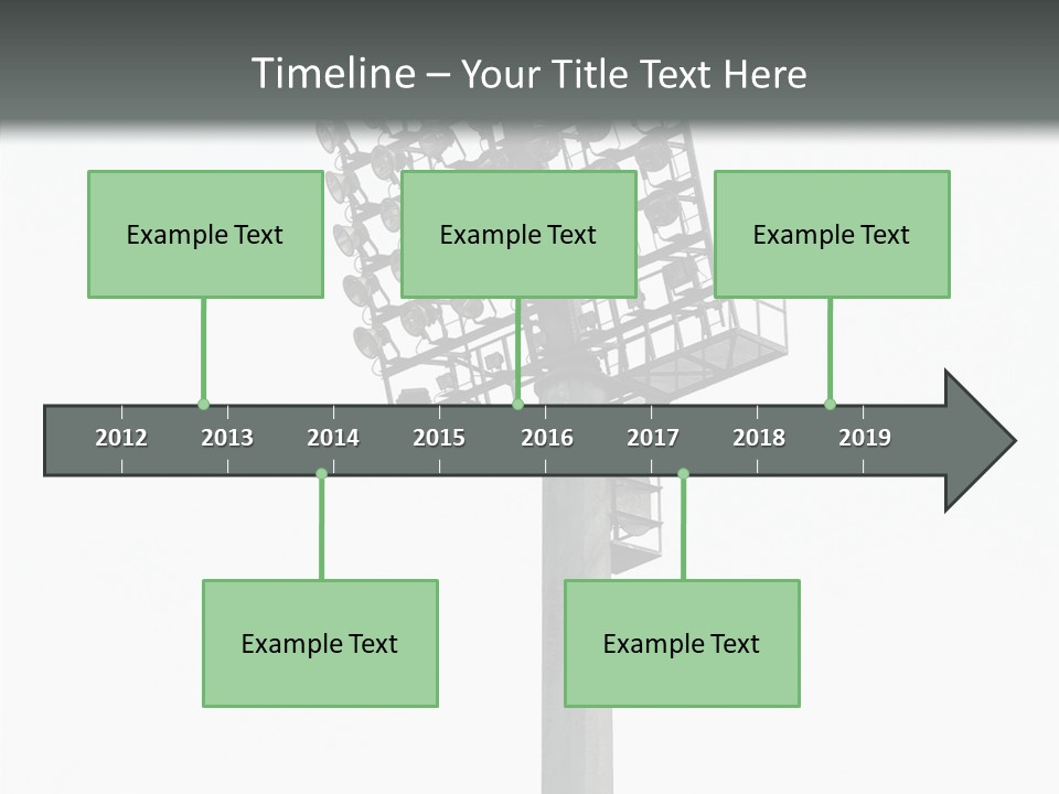 Background Shiny Illuminated PowerPoint Template