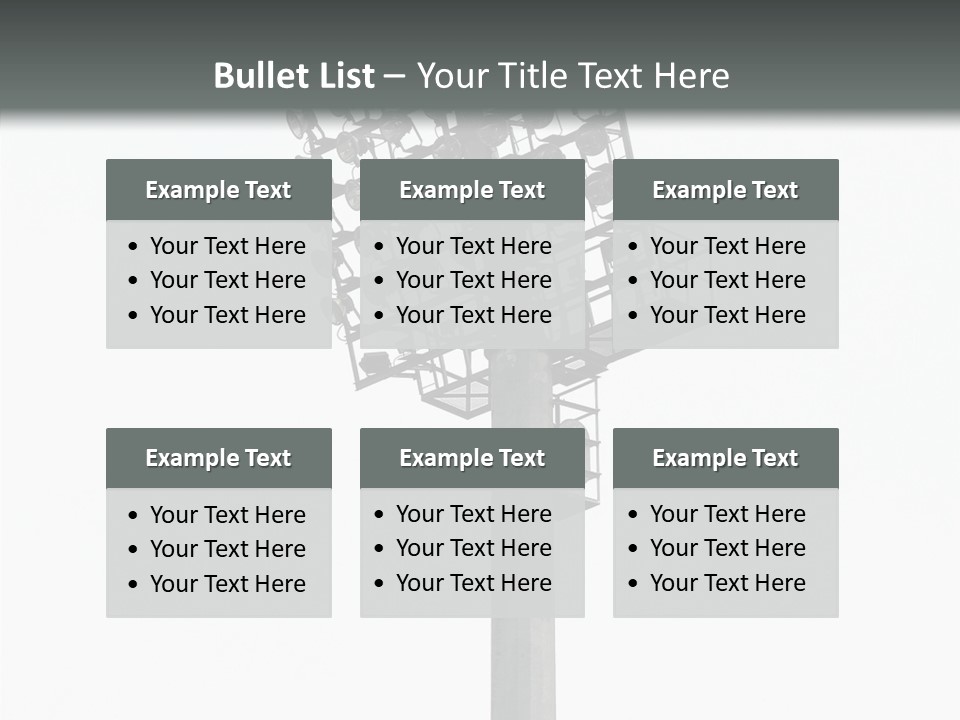 Background Shiny Illuminated PowerPoint Template