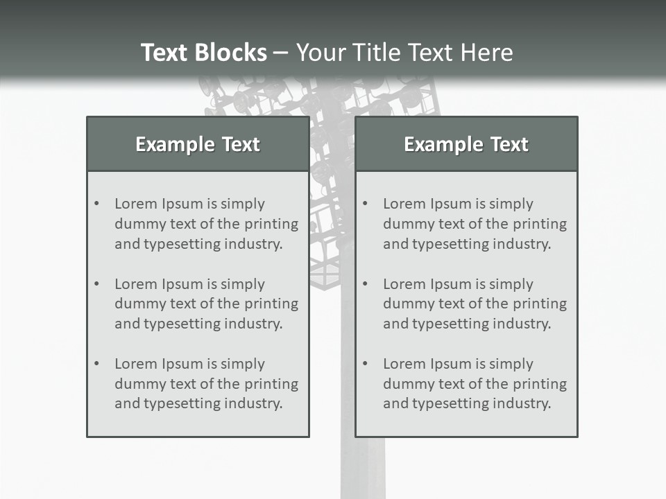 Background Shiny Illuminated PowerPoint Template