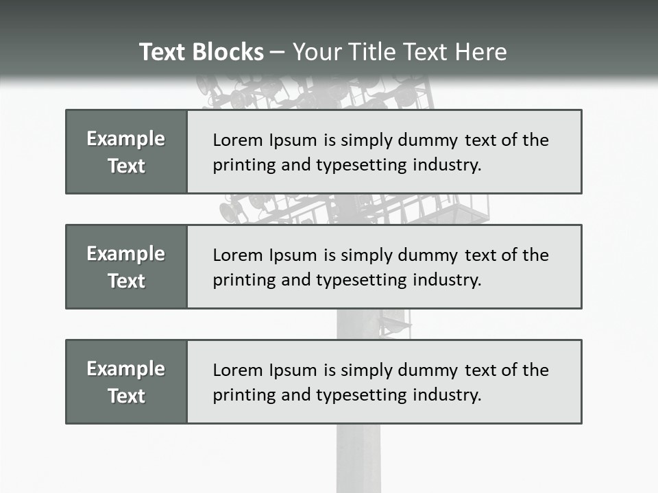 Background Shiny Illuminated PowerPoint Template