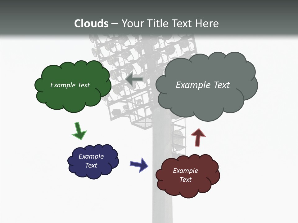 Background Shiny Illuminated PowerPoint Template