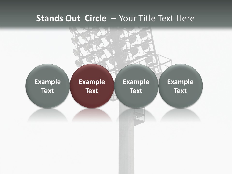 Background Shiny Illuminated PowerPoint Template