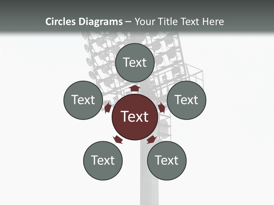 Background Shiny Illuminated PowerPoint Template