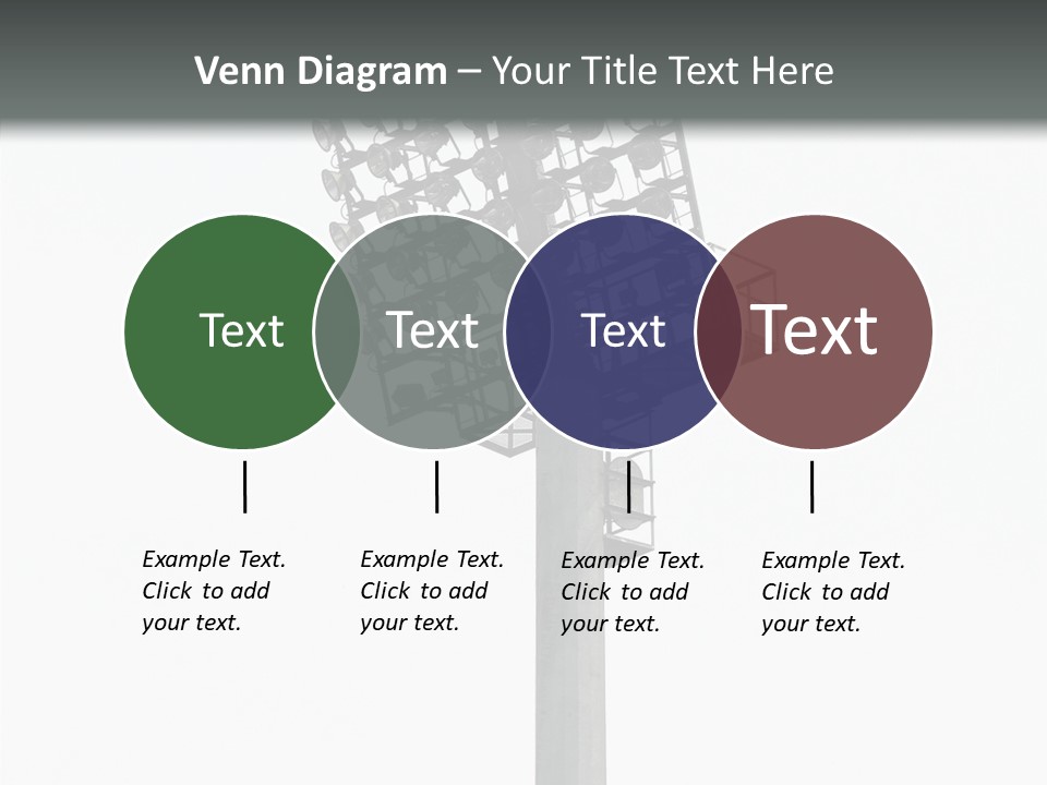 Background Shiny Illuminated PowerPoint Template