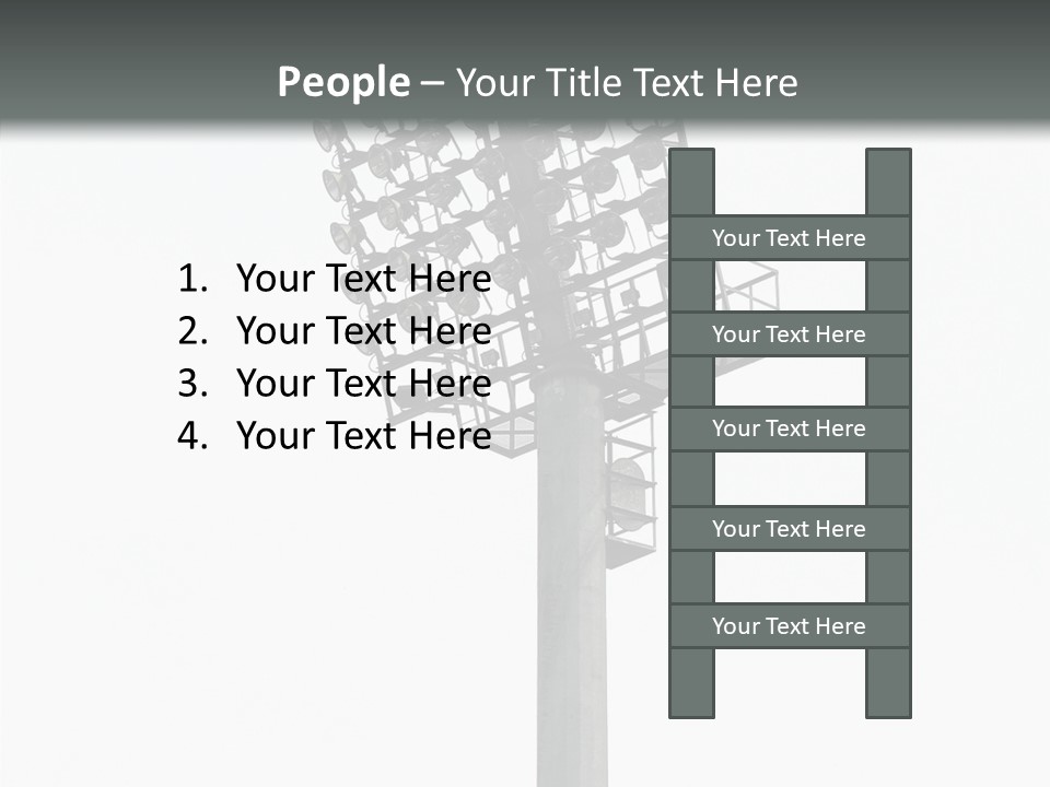 Background Shiny Illuminated PowerPoint Template