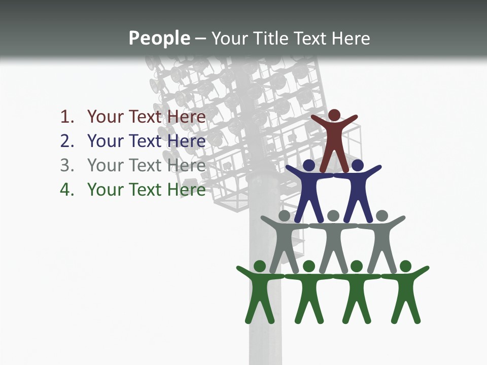 Background Shiny Illuminated PowerPoint Template