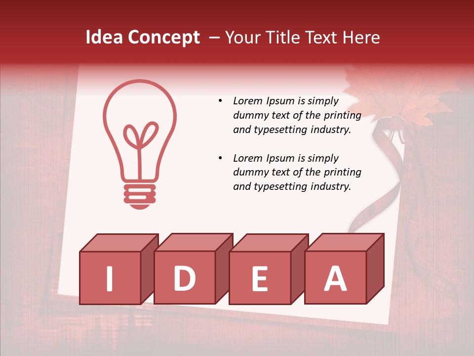 Square Illustration Creativity PowerPoint Template