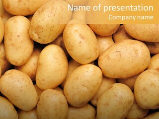 Food Vegetarian Potatoes PowerPoint Template