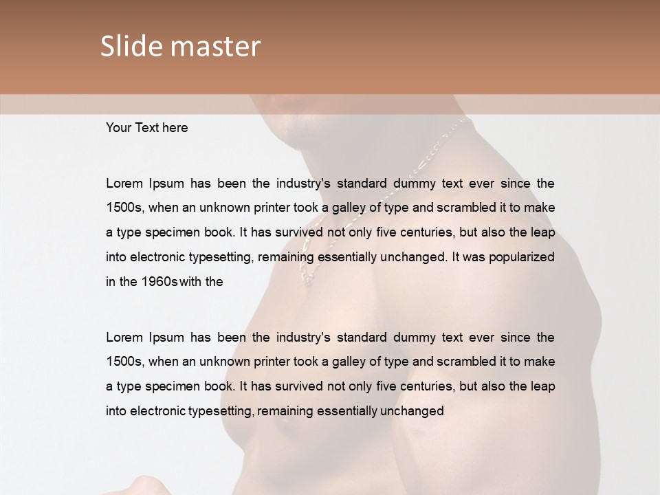 Fit Strong Bodybuilding PowerPoint Template