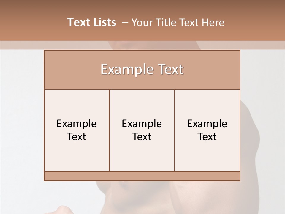 Fit Strong Bodybuilding PowerPoint Template