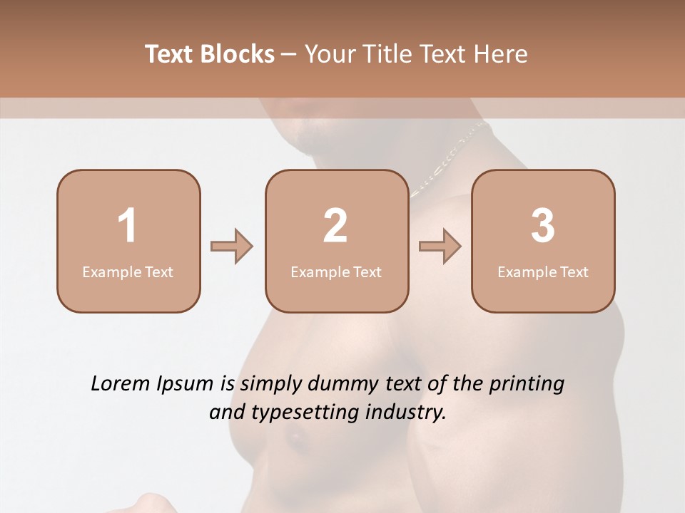 Fit Strong Bodybuilding PowerPoint Template