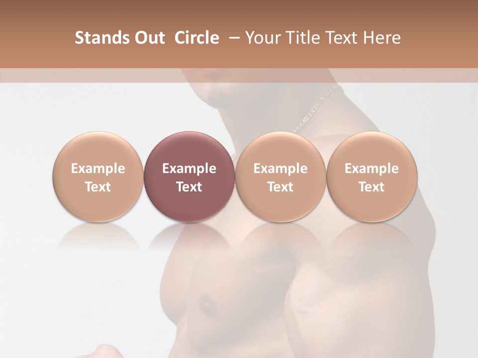 Fit Strong Bodybuilding PowerPoint Template