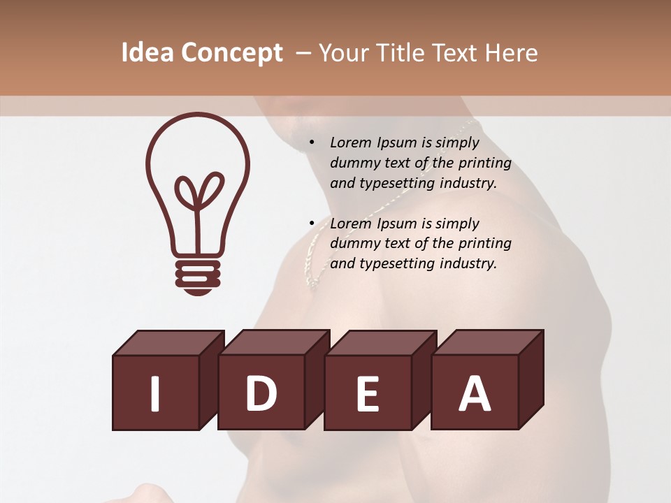 Fit Strong Bodybuilding PowerPoint Template