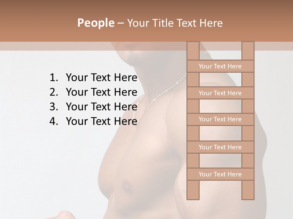 Fit Strong Bodybuilding PowerPoint Template