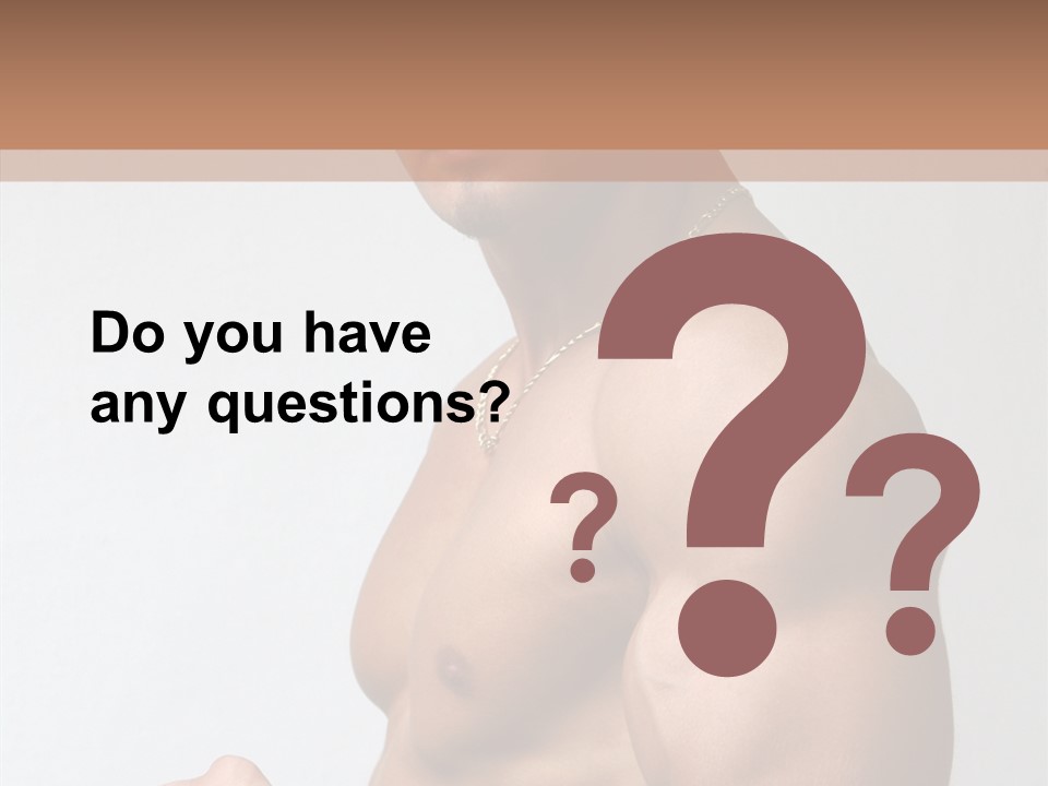 Fit Strong Bodybuilding PowerPoint Template