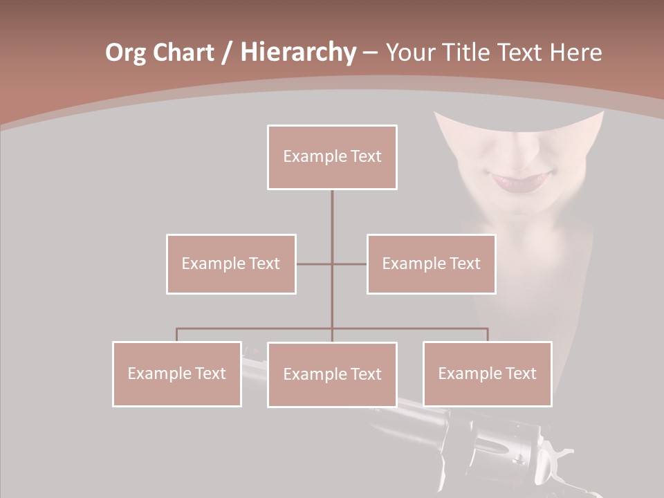 Elegant Firearm Barrel PowerPoint Template