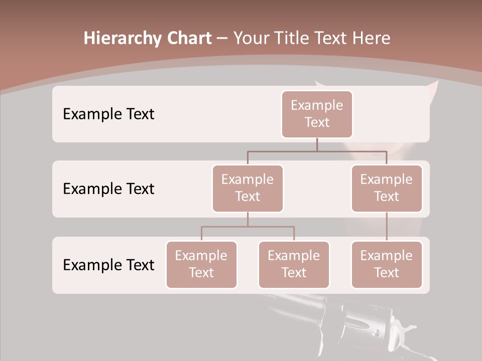 Elegant Firearm Barrel PowerPoint Template